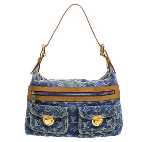 lv blue handbag|louis vuitton blue jean bag.